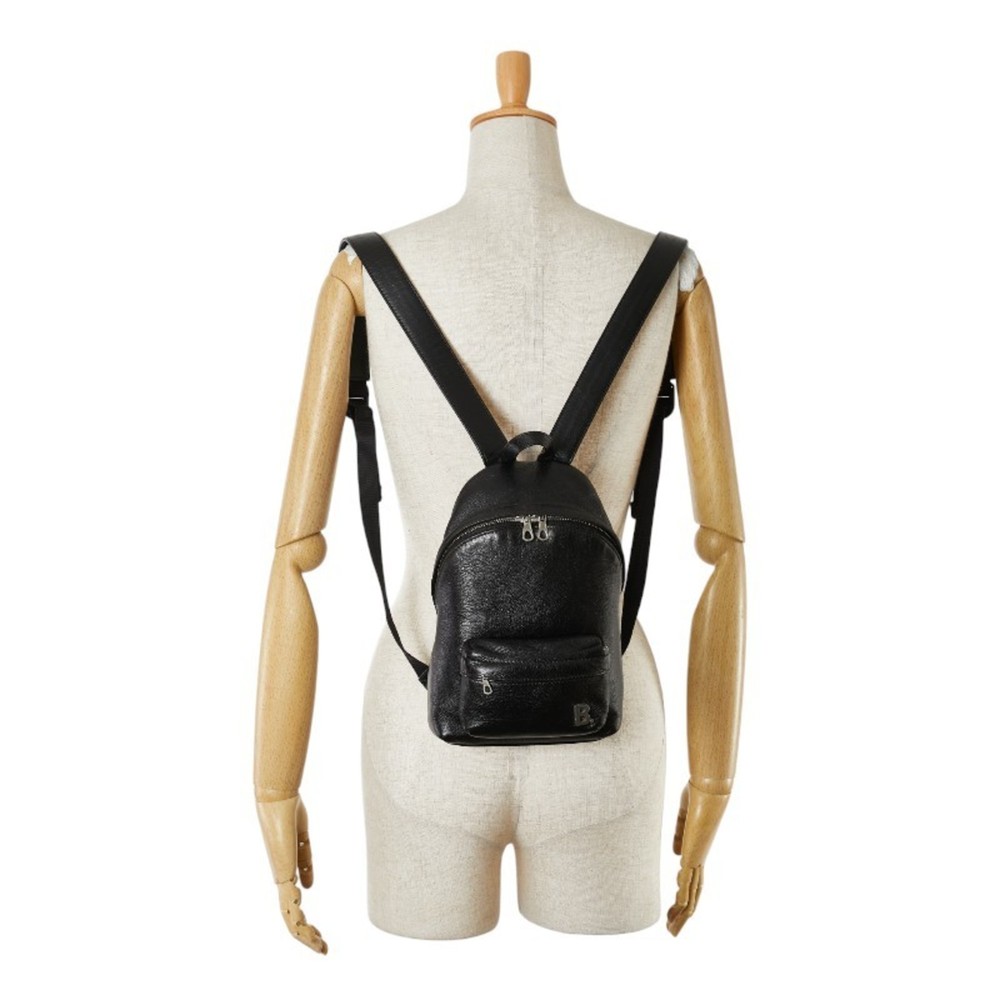 BALENCIAGA Black Leather Backpack - Picture 11 of 11